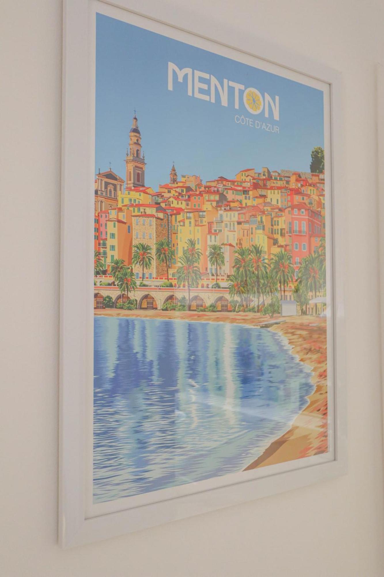 "Le Garavan Palace" Idyllique, Proche Gare Et Plage Menton Exteriér fotografie